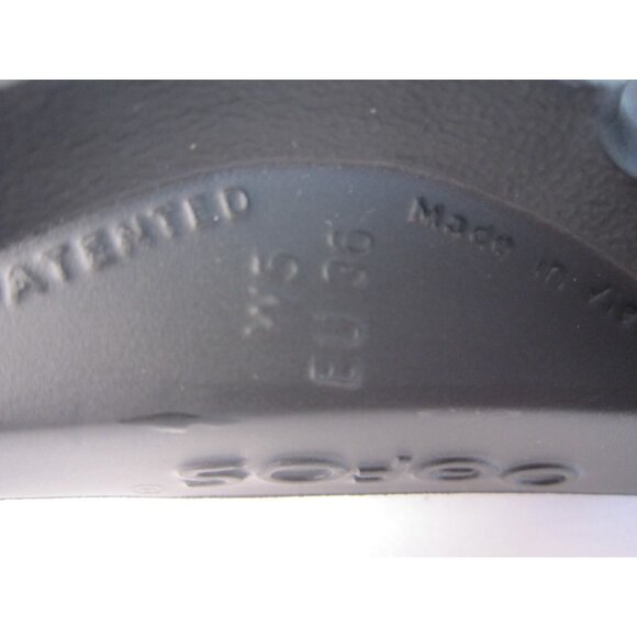 Oofos Oolala Luxe Black Latte Thong Sandals Size US 5 EU 36 - Picture 7 of 11